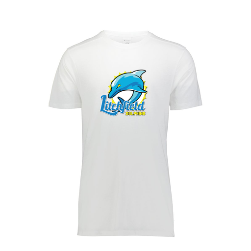 [FTSCUBWH-YS-LOGO1] Decker Youth Tri-Blend T-Shirt - Short Sleeve (Youth S, White, Logo 1)