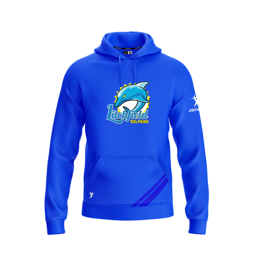 [FOLHSMRY-YXS-LOGO1] Decker Summit Hoodie (Youth XS, Royal, Logo 1)