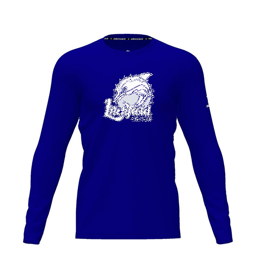 [CUS-DRIF-TEES-PER-CNK-LSL-RYL-YXS-LOGO1] Dri Fit Performance T-Shirt (Youth XS, Royal, Logo 1, Long Sleeve)
