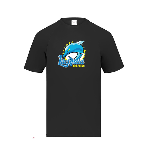 [2790.080.S-LOGO1] Men's Smooth Sport T-Shirt (Adult S, Black, Logo 1)