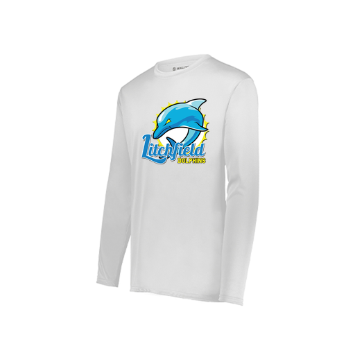 [222822.005.XS-LOGO1] Men's LS Smooth Sport Shirt (Adult XS, White, Logo 1)