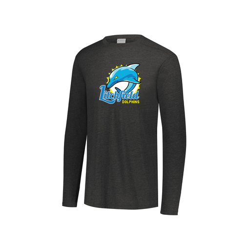 [3076.K94.S-LOGO1] Youth LS Ultra-blend T-Shirt (Youth S, Black, Logo 1)