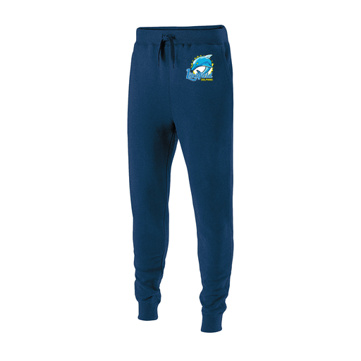 [229648.065.S-LOGO1] Youth 60/40 Fleece Jogger (Youth S, Navy, Logo 1)